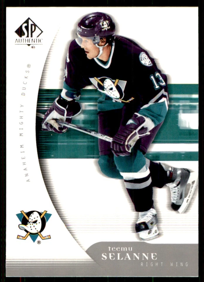 2005-06 SP Authentic Teemu Selanne Anaheim Ducks #3 - Image 1 of 2