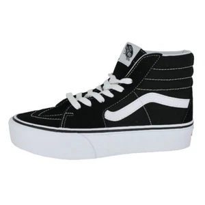 VANS - SK8 HI PLATFORM 2.0 (NEGRO/BLANCO VERDADERO) UNISEX - Imagen 1 de 4