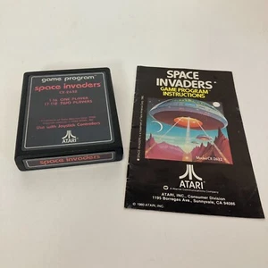 Space Invaders (Atari 2600) Game Cartridge With Manual CX-2632 Untested - Picture 1 of 8