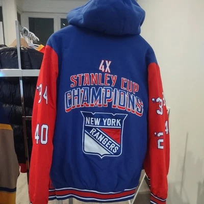 NHL New York Rangers  Jacket  Embroidered logos Men's Size L - Image 1 of 4