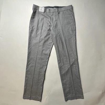 Kenneth Cole Reaction Pants Mens 34x29 Flex Waistband Dress Trousers Comfort - Image 1 of 4