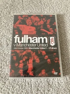 Fulham v Manchester United October 2003 - Sealed NEW DVD - Picture 1 of 6