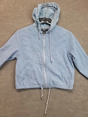 Norton Petites Studio Jacket Plaid Check Popover Outdoor Windbreaker Size PL - Image 1 of 4