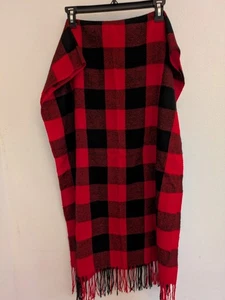 Buffalo Check 24" X 70" Scarf Check Tartan Plaid Wrap Plain Scarves Winter Warm - Picture 1 of 3
