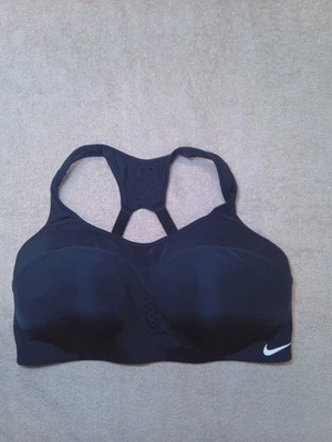 Nike Dri-Fit Sports Bra Black Athletic Padded Racerback Gym Wear Women’s Small - Image 1 of 4