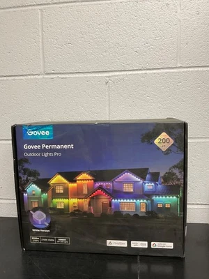 Govee Permanent Outdoor Lights Pro - White Version 200 Ft. H706C New Open Box - Image 1 of 4