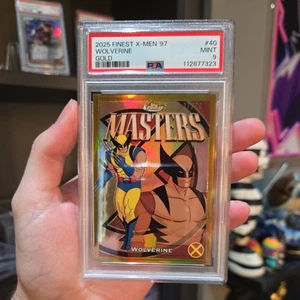 2025 Topps Finest Marvel X-Men ‘97  Masters Wolverine Gold /50 PSA 9 - Picture 1 of 4