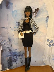 New Black Dress, Checkered Coat, Accessories, Free Gift 🎁 - Picture 1 of 14
