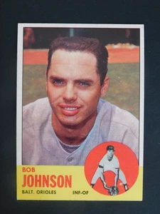 1963 Topps Baseballkarte #504 Bob Johnson (EX-MT/NM) - Bild 1 von 2