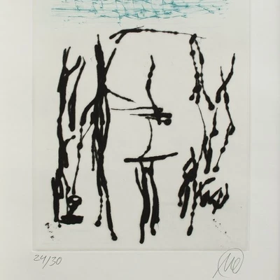 Markus Lüpertz Der Kunst die Regeln geben signiert Radierung Buch 2005 A 24/30 - Bild 1 von 4