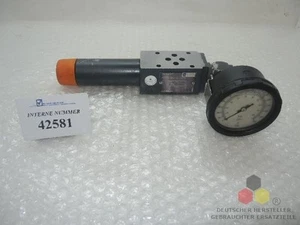 Pressure regulating valve, Rexroth No. ZDR6DP2-43/75YM + pressure gauge assembly - Picture 1 of 3