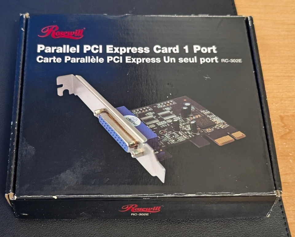 Rosewill RC-302E Parallel IEEE 1284 Parallel Port Card PCI-Express x1 - Image 1 of 4