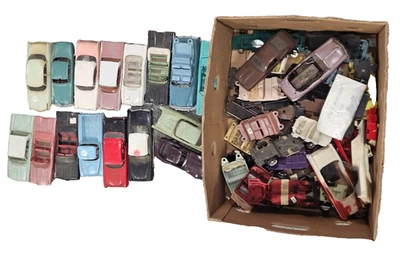 LOTE ENORME de peças e outros carros promocionais vintage principalmente da década de 1960 - Imagem 1 de 4