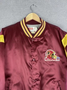 Vintage NFL Redskins Satin Jacket Size XL Fits Big - Picture 1 of 7