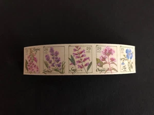 U.S. Stamps, Scott # 4513-4517 (4517a), Strip of 5, 29c Herbs, MNH - Picture 1 of 2