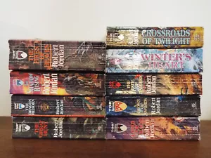 Lot 9 Wheel of Time Series Books by Robert Jordan #2-10 - Imagen 1 de 8