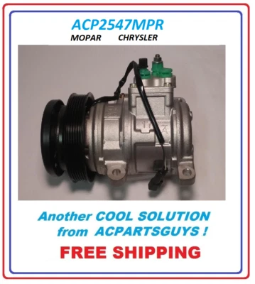 NUEVO COMPRESOR DE AIRE ACONDICIONADO MOPAR OEM 10PA17K CHRYSLER DODGE 50-29210 4677202 4677347 Foto 1 de 4