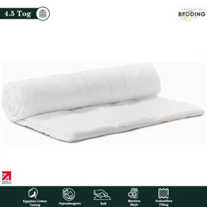 4.5Tog Duvet Premium Quality Egyptian Cotton Casing Winter Ultra Comfortor Quilt - Picture 1 of 7