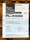 Pioneer PL-X500 Record Player / Turntable  Service Manual *Original*