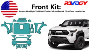 For Toyota Tacoma TRD Pro 2024-2025 Front Paint Protection Film PreCut Kit PPF - Picture 1 of 7