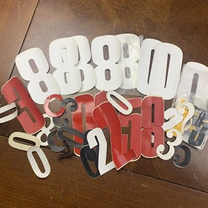 NOS Number Lot Vintage BMX MX Dirt Bike Motocross Etc 2 - Picture 1 of 4