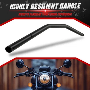 1" 25mm Motorcycle Handlebars Drag Bars Z Bars For Harley Sportster XL 883 1200 - Picture 1 of 7