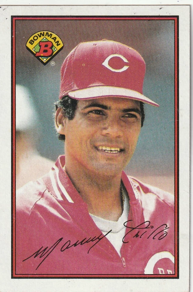 FREE SHIPPING-MINT-1989 Bowman Manny Trillo #308 REDS PLUS BONUS CARDS - Image 1 of 1