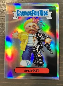 SPLIT KIT 2014 TOPPS CHROME GARBAGE PAIL KIDS GPK REFRACTOR #81A NICE - Picture 1 of 2