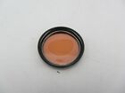 Unmarked Alpa Reflex Camera Lens Filter Orange *Coating Flaws* Pop-In