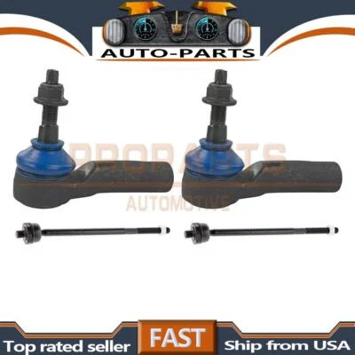 4x Extremo de barra de amarre de dirección delantera Extremo de barras de amarre de dirección para Ford Mustang 2011-2014 Foto 1 de 4