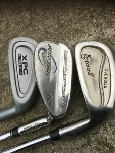 PureSpin Diamond Face Scoring A Wedge 52° Xpc, KS Tour II iron 7 Steel Shaft - Picture 1 of 8