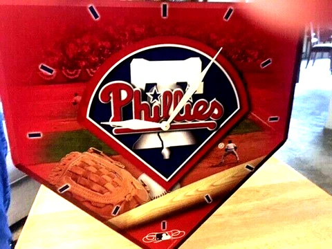Phillies Wall Clock Works Cover