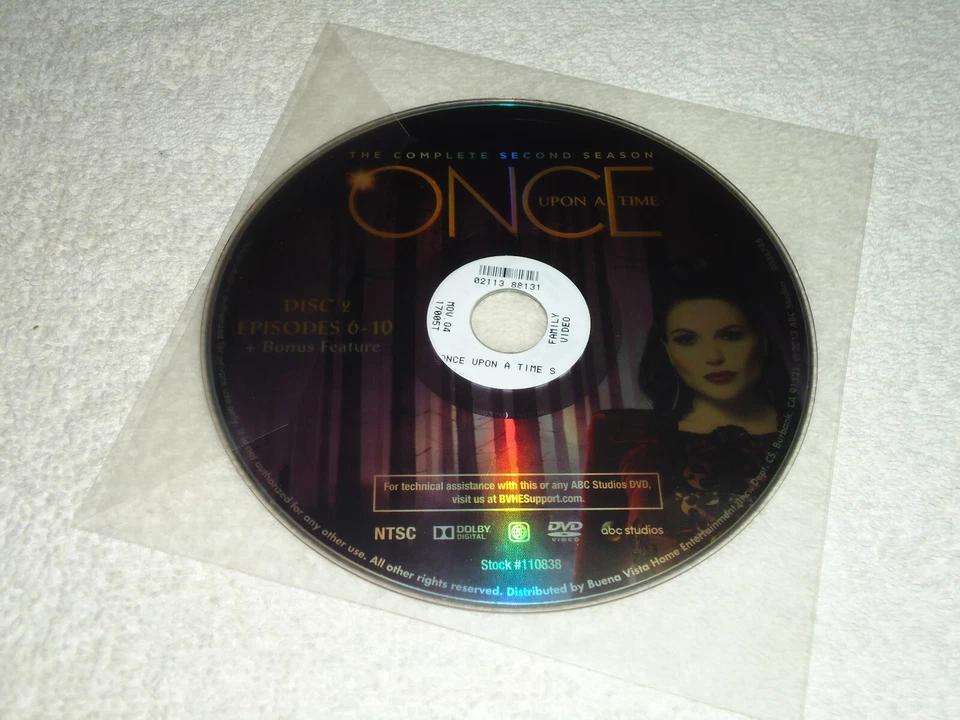 Once Upon a Time Season 2 DISC 2 DVD REPLACEMENT only, 2nd second Season two - Image 1 of 1
