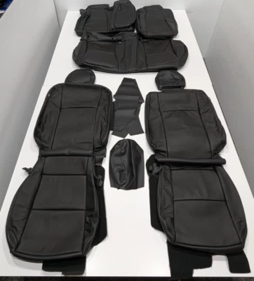 For Toyota Corolla LE Sedan 2023-2025 Black Leather Seat Covers KR411 - Image 1 of 4