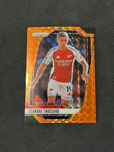 2024-25 Prizm Premier League Orange Mosaic Prizm Leandro Trossard #27 - Picture 1 of 2