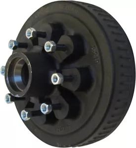 Dexter Hub & Drum for 5.2-7K Axle 865 BC 5/8" Studs Grease Uses 25580 & 14125A - Bild 1 von 2