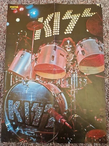 A2 POSTER Peter Criss-KISS + DAVID BOWIE 58 cm x 42 cm - 70er Jahre - Bild 1 von 2