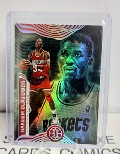 2021-22 Panini Illusions HAKEEM OLAJUWON #137 EMERALD Houston Rockets NBA HOF - Picture 1 of 2