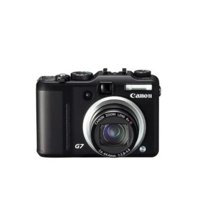 Canon PowerShot G7 10MP Compact Digital Camera-6x Stabilized Optical Zoom Black - Picture 1 of 12