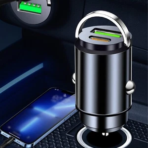 Chargeur Cigarette Voiture Allume 2 Ports USB + TYPE C 100W QC3.0 Pour Tous Téléphones - Photo 1 sur 6