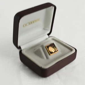 Pin de solapa de corbata médica cruz corazón curtidor 1/10 oro 10K CTO - Imagen 1 de 4