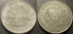 Versailles - Yvelines (78) - 5 centimes 1918 groupes commerciaux - El.10.1 - Foto 1 di 1