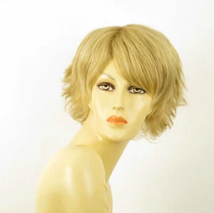 women's wig 100% natural hair short blonde ref SHINA 22 - Picture 1 of 9