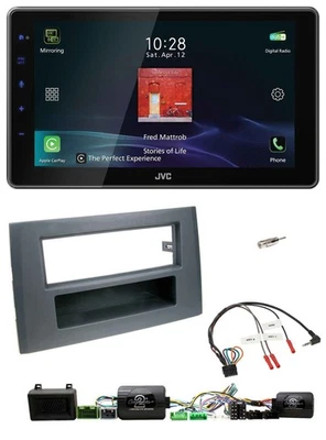 JVC DAB Lenkrad Bluetooth USB Autoradio für Volvo XC 90 2004-2014 anthrazit - Bild 1 von 4