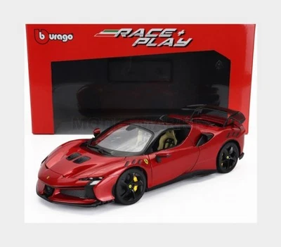 BURAGO 18-16020RM FERRARI SF90XX STRADALE 2024 - ROSSO MAGMA - RED MET BLACK - 1 - Immagine 1 di 2