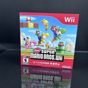 Super Mario Bros. Wii for Nintendo Wii Untested - Sleeve and Disc - Picture 1 of 4