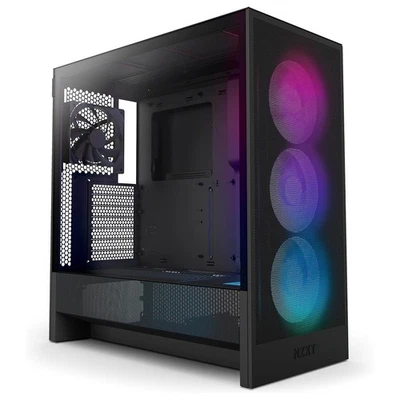 NZXT H5 Flow RGB (2024) Black | PC-Gehäuse - Bild 1 von 4