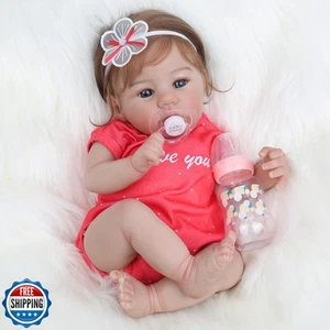 WOOROY Realistic Reborn Baby Dolls - 18 Inch Lifelike Newborn Baby Girl, Real - Picture 1 of 5