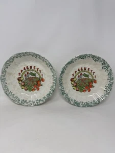 2er Set HiMark Spaghetti Schalen 8" Made In Italy Cermic Vintage Pasta Italienisch - Bild 1 von 13