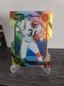 2024 Select Football Ickey Woods Silver Prizm Die-Cut No.260 - Picture 1 of 2